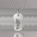 Personalised Print Dog Tag Personalised print dog tag necklace