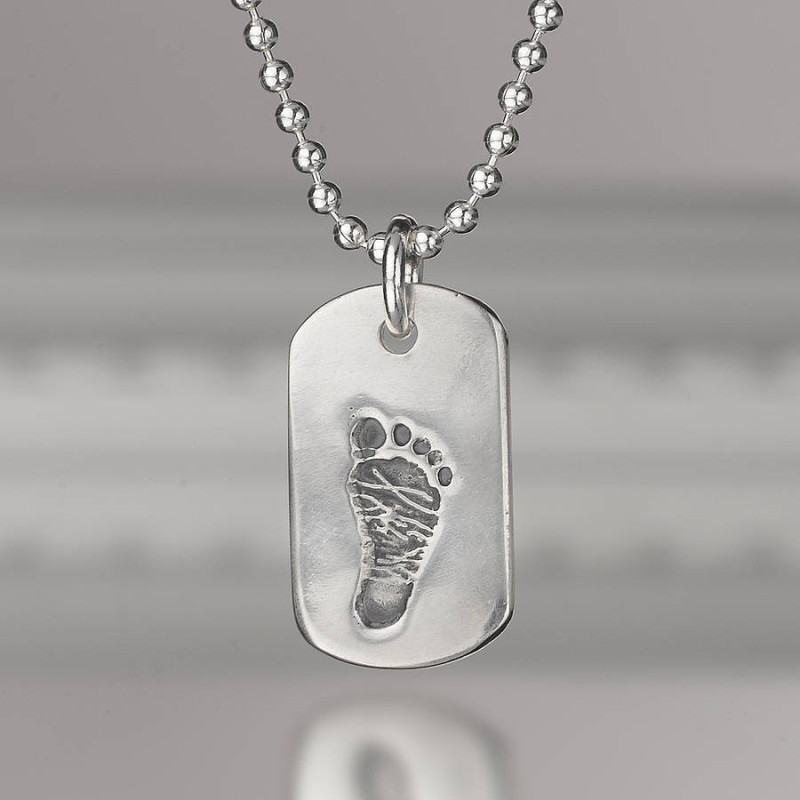 Personalised Print Dog Tag Personalised print dog tag necklace