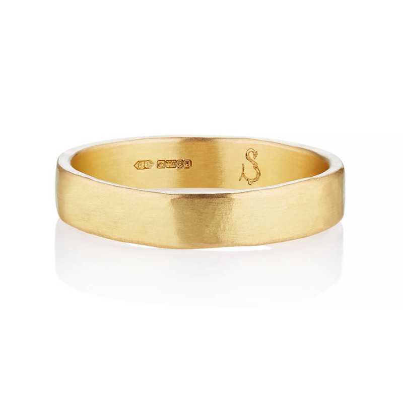 Loki men's Fairtrade 18ct gold wedding ring product view