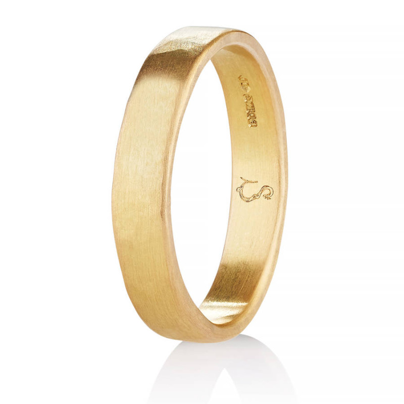 Loki men's Fairtrade 18ct gold wedding ring product view