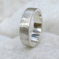 Men's Hammered Ring, Silver or 18ct Gold Men's hammered ring product image