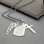 Personalised Sterling Silver Karma Dog Tag Necklace