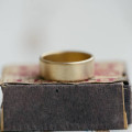 Men's Wide Brushed Pillow Wedding Ring Men's wide brushed pillow wedding ring