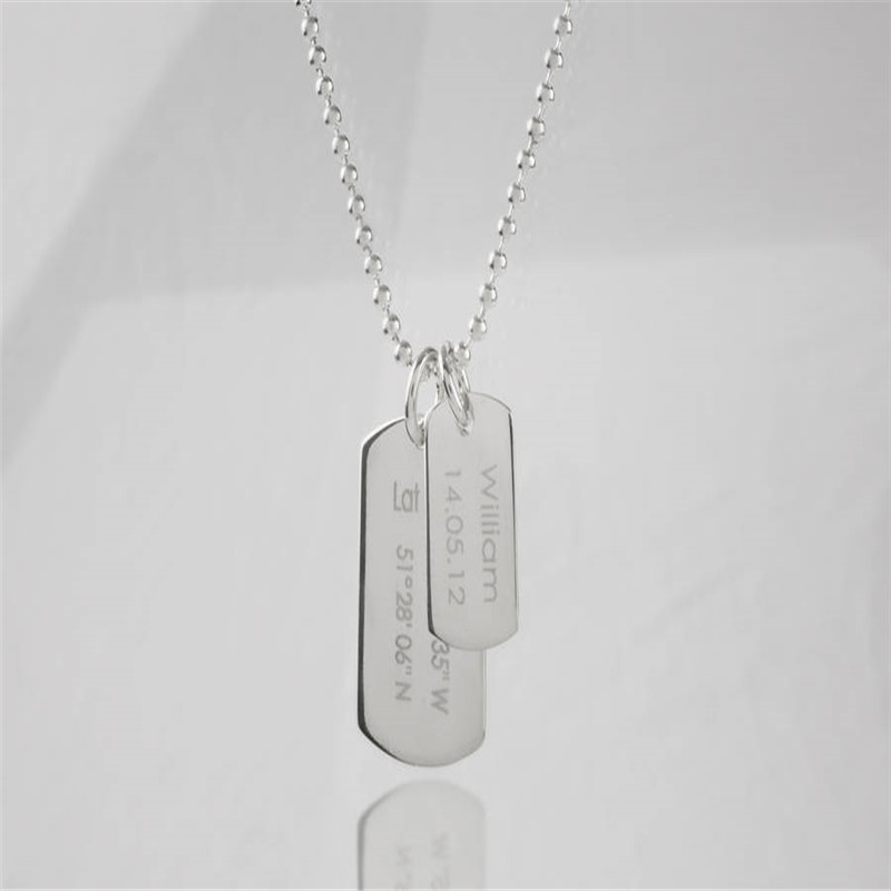Men's Dog Tags Necklace Men's dog tags necklace product image