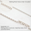 Men's classic monogram necklace product image