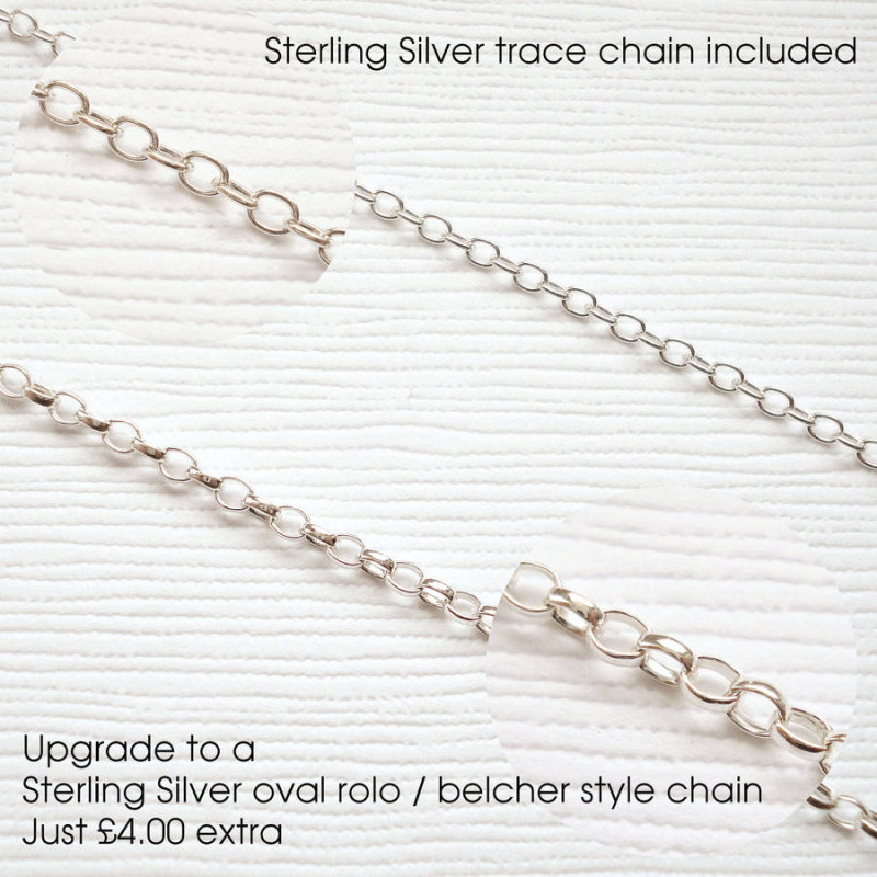Men's classic monogram necklace product image