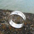 Coastline Map Ring Personalised coastline map ring product image