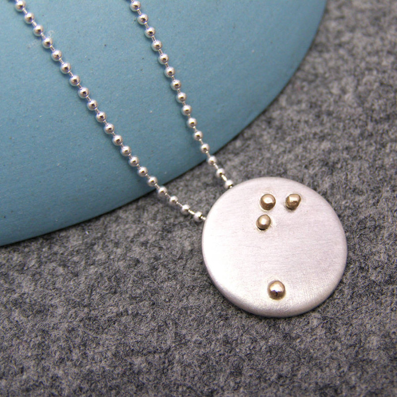Men's Constellation Silver and Gold Pendant Men's constellation silver and gold pendant