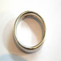 Men's hammered ring product view