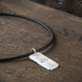 Men's Strike pendant on a rubber length