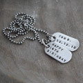 Mini Silver Identity Dog Tags Mini Silver Identity Dog Tags