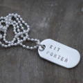 Mini Silver Identity Dog Tags Mini Silver Identity Dog Tags product image