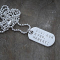 Mini Silver Identity Dog Tags Mini Silver Identity Dog Tags product image