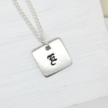 Personalised Old English Style Font Necklace Personalised Old English Style Font Necklace