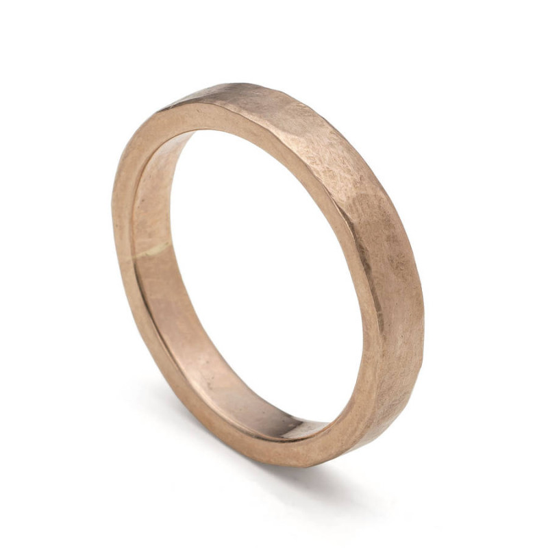 Organic Textured 18ct Gold Ring Organic Textured 18ct Gold Ring product image