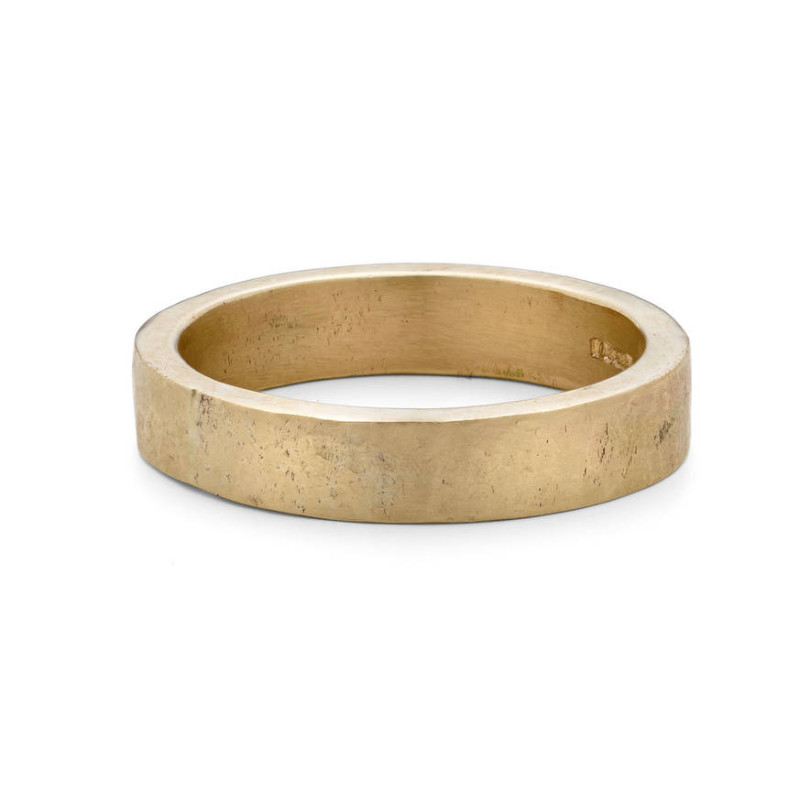 Organic Textured 18ct Gold Ring Organic Textured 18ct Gold Ring product image