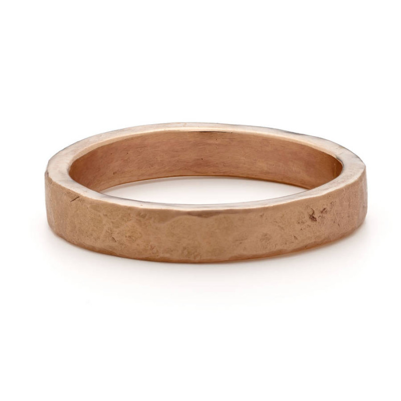 Organic Textured 18ct Gold Ring Organic Textured 18ct Gold Ring product image