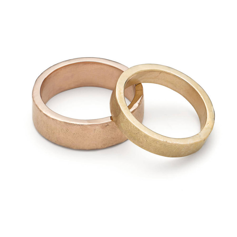 Organic Textured 18ct Gold Ring Organic Textured 18ct Gold Ring product image