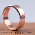 Organic Wide Gold Ring Organic wide gold ring