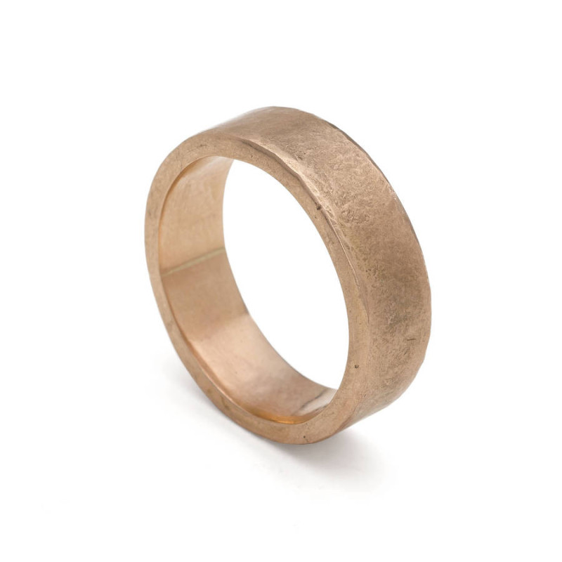 Organic Wide Gold Ring Organic wide gold ring