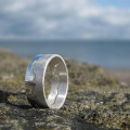 Men's Coastline Map Ring Personalised men's coastline map ring product image