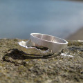 Men's Coastline Map Ring Personalised men's coastline map ring product image