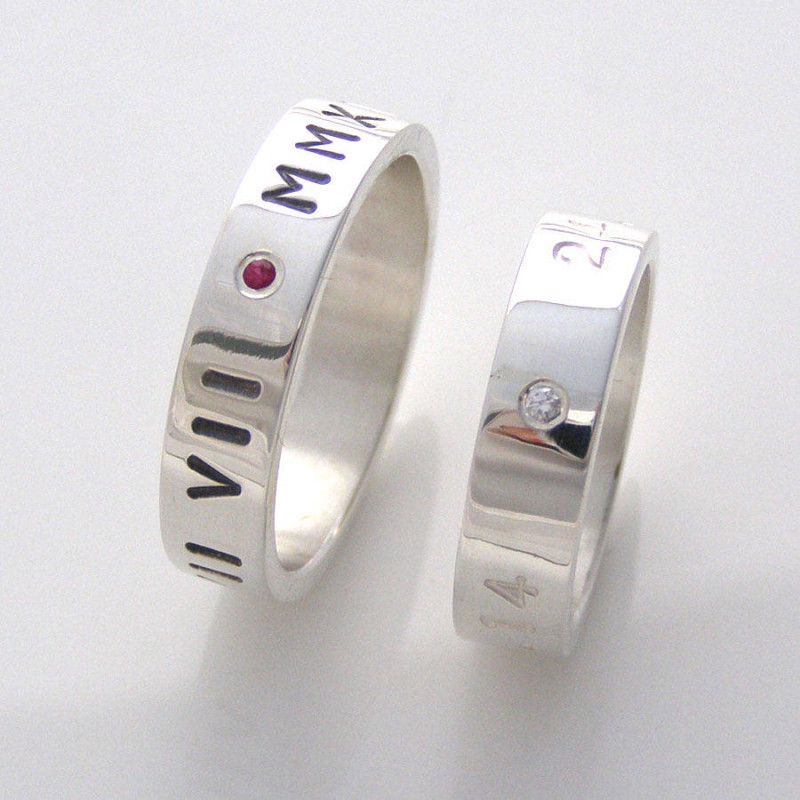 Personalised couple ring product view