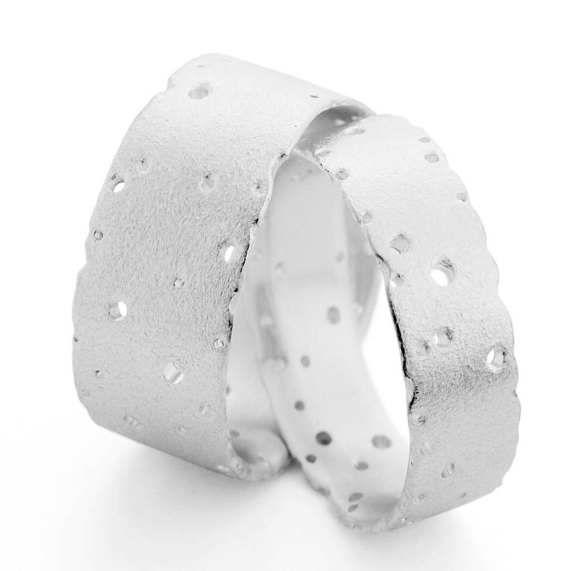 Patterned Silver Band Patterned silver band ring