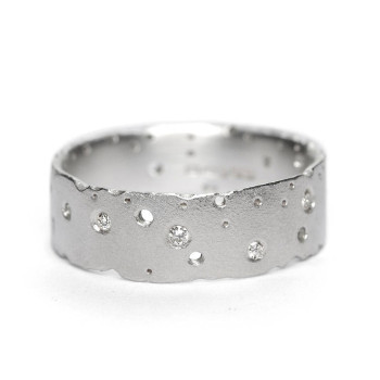 Patterned Silver Band Patterned Silver Band