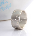 Patterned Silver Band Patterned silver band ring product image
