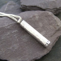 Personalised Bullet-Like Pendant Detail View Personalised bullet-like pendant detail view