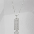 Personalised Coordinates Dog Tag Necklace Personalised coordinates dog tag necklace