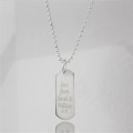 Personalised Coordinates Dog Tag Necklace Personalised coordinates dog tag necklace product image