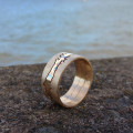 Personalised Double Coastline Ring Personalised Double Coastline Ring product image