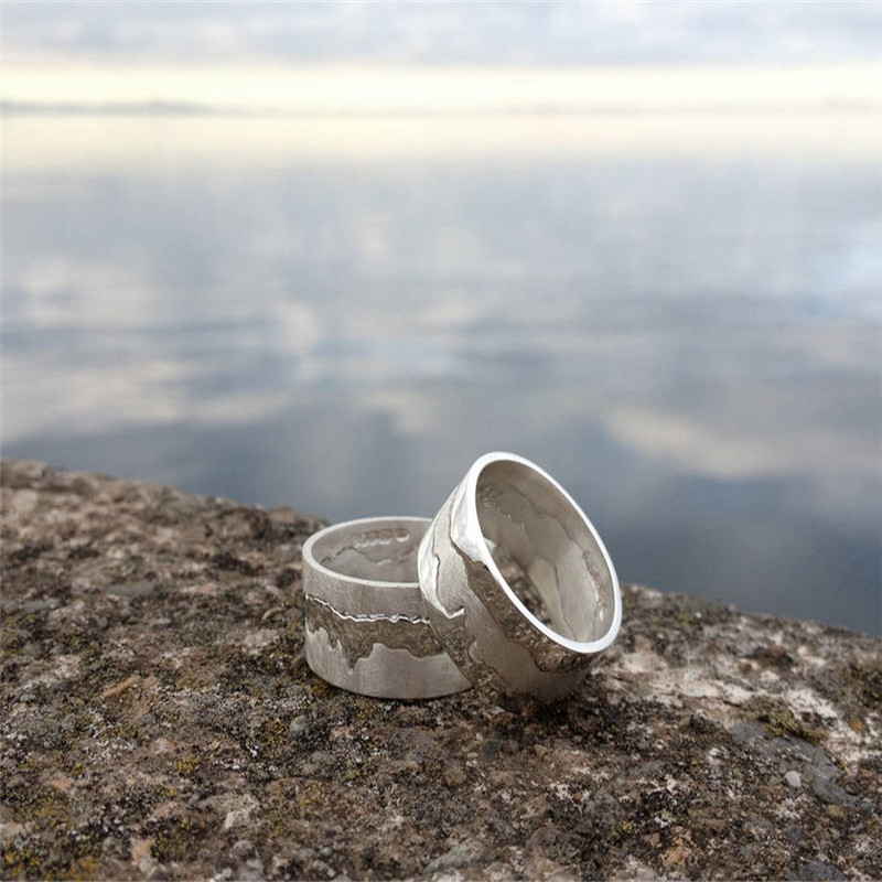 Personalised Double Coastline Ring Personalised Double Coastline Ring product image