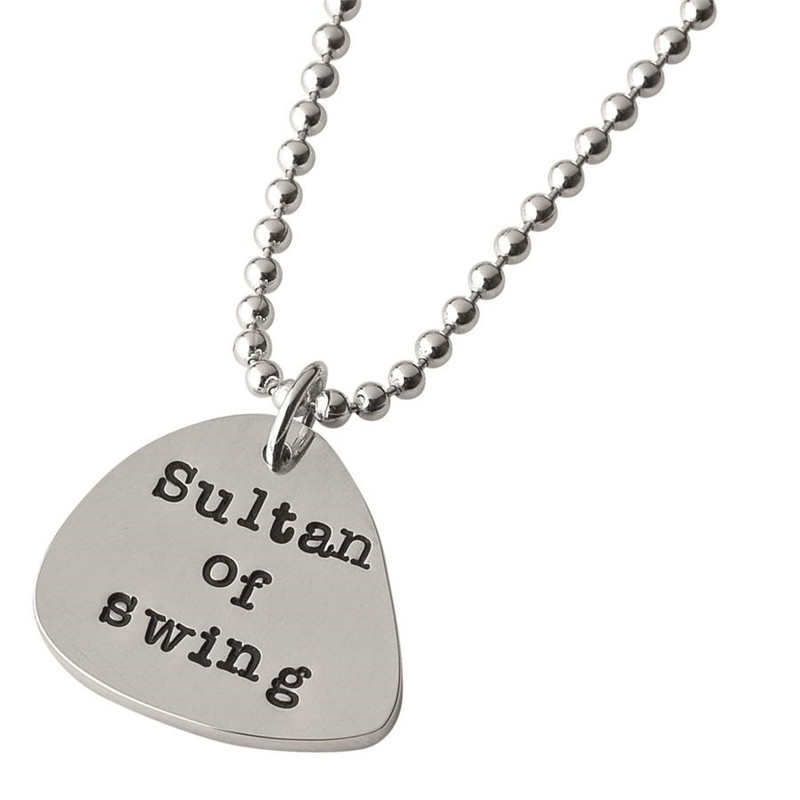 Personalised men's plectrum chain product image