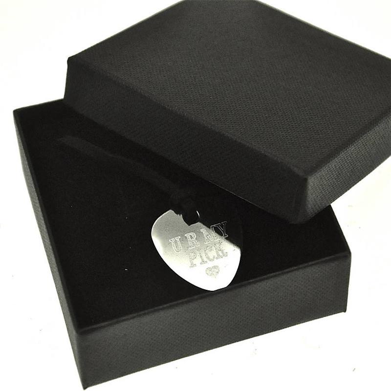 Personalised Guitar Plectrum Necklace Personalised guitar plectrum necklace