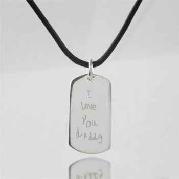 Personalised Message Dog Tag Necklace Personalised Message Dog Tag Necklace