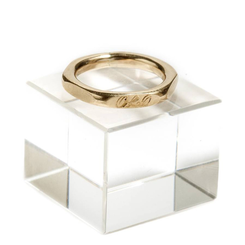 Personalised Hexagonal Ring Gallery Image Personalised hexagonal ring gallery image