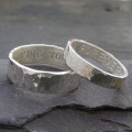 Personalised His and Hers Rings Personalised his and hers rings