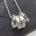 Personalised Hoop Pendant Personalised Hoop Pendant product image