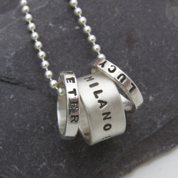 Personalised Hoop Pendant