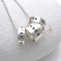 Personalised Hoop Pendant - Gallery Image 2 Personalised Hoop Pendant gallery image 2