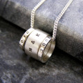 Personalised Hoop Pendant - Gallery Image 4 Personalised Hoop Pendant gallery image 4