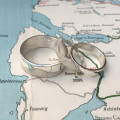 Personalised Landscape Skyline Ring Personalised landscape skyline ring product image