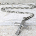Personalised Men's Antique Cross Necklace Personalised men's antique cross necklace with cross pendant