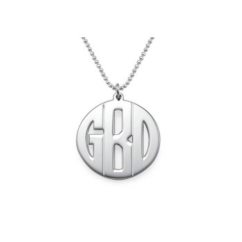 Personalised Mens Monogram Necklace Personalised Mens Monogram Necklace
