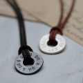 Personalised men's polo pendant gallery image