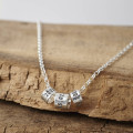 Personalised Men's Silver Storyteller Necklace Personalised men's silver Storyteller necklace