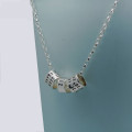 Personalised Men's Silver Storyteller Necklace Personalised men's silver Storyteller necklace